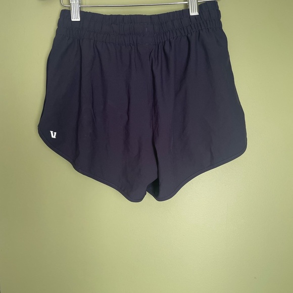 Vuori Dark Blue Women's Athletic Shorts - Picture 5 of 8